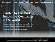 Tablet Screenshot of klarquist.com
